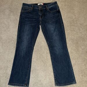 Cabi New Crop Mid Rise Straight Denim Jeans Size 6